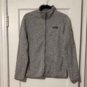 Patagonia Heather Gray Zip-Up Jacket